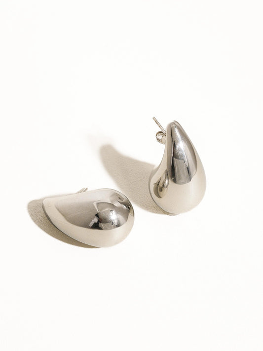 Colette 18K Gold Non-Tarnish Large Huggie Droplet Earring